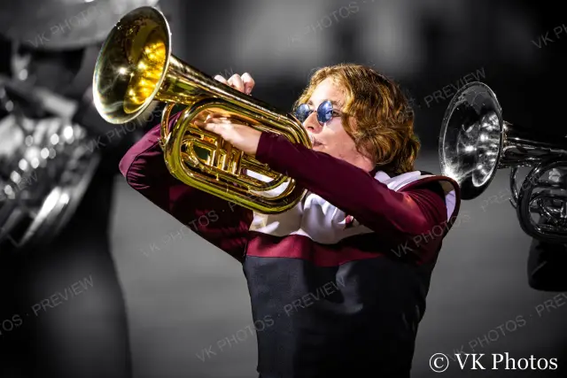 Photo 25 of 113 from 3. Band [Marching Cadets and Color Guard], Woodruff vs. Chester · Homecoming