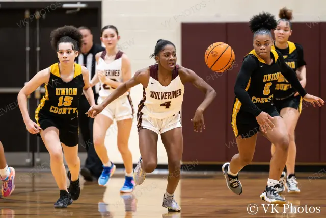 Photo 21 of 41 from Varsity girls · Home court, Woodruff vs. Union