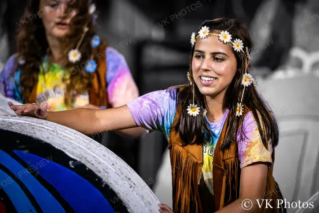 Photo 37 of 113 from 3. Band [Marching Cadets and Color Guard], Woodruff vs. Chester · Homecoming