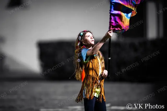 Photo 10 of 113 from 3. Band [Marching Cadets and Color Guard], Woodruff vs. Chester · Homecoming