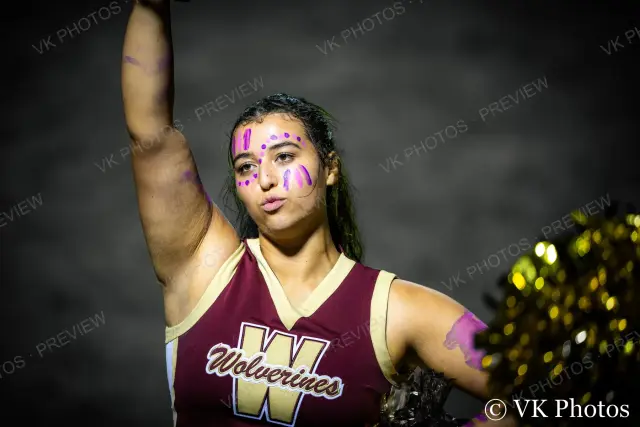 Photo 25 of 30 from 4. Cheerleaders, Woodruff vs. Chester · Homecoming