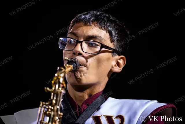 Photo 57 of 113 from 3. Band [Marching Cadets and Color Guard], Woodruff vs. Chester · Homecoming