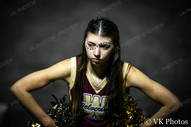 Photo 21 of 30 from 4. Cheerleaders, Woodruff vs. Chester · Homecoming