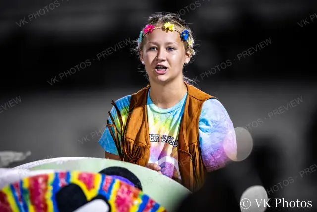 Photo 38 of 113 from 3. Band [Marching Cadets and Color Guard], Woodruff vs. Chester · Homecoming