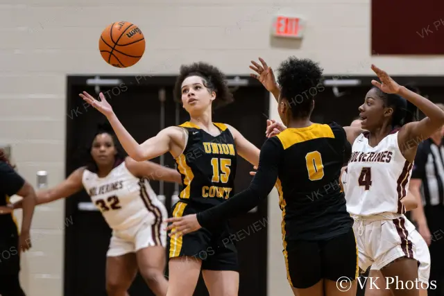 Photo 11 of 41 from Varsity girls · Home court, Woodruff vs. Union