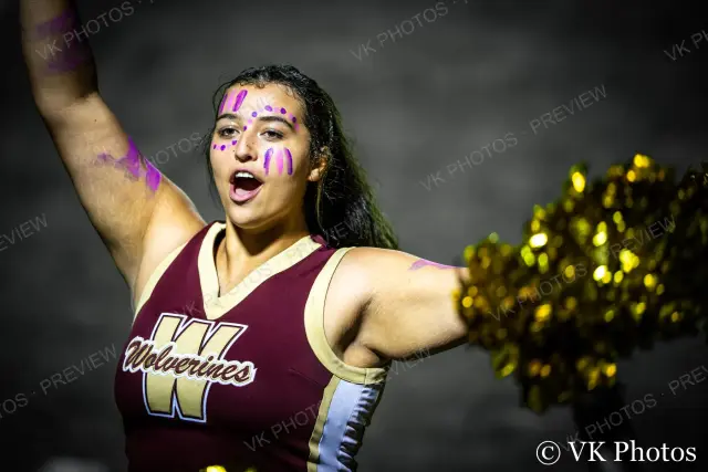 Photo 18 of 30 from 4. Cheerleaders, Woodruff vs. Chester · Homecoming