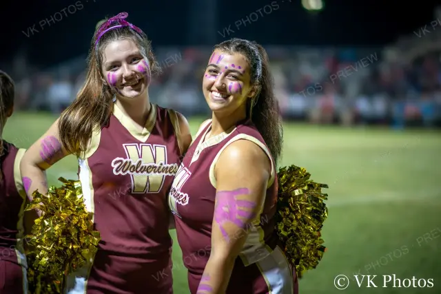 Photo 8 of 30 from 4. Cheerleaders, Woodruff vs. Chester · Homecoming