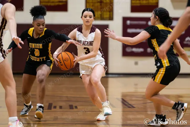 Photo 3 of 41 from Varsity girls · Home court, Woodruff vs. Union