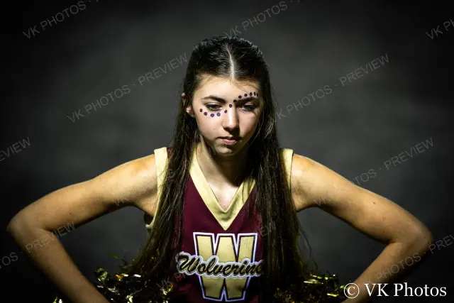 Photo 27 of 30 from 4. Cheerleaders, Woodruff vs. Chester · Homecoming