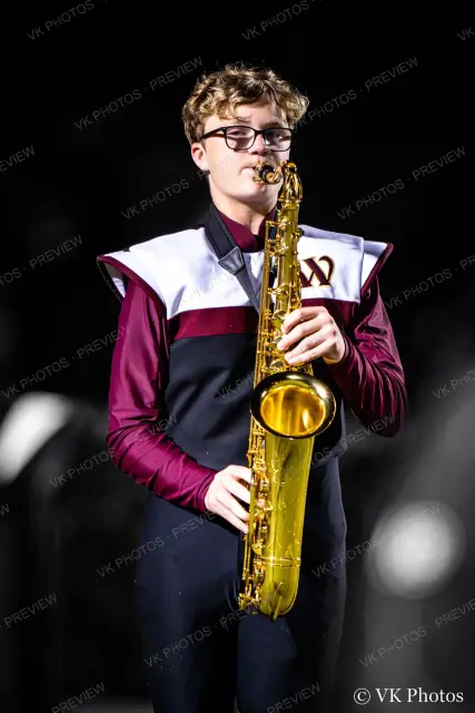 Photo 30 of 113 from 3. Band [Marching Cadets and Color Guard], Woodruff vs. Chester · Homecoming