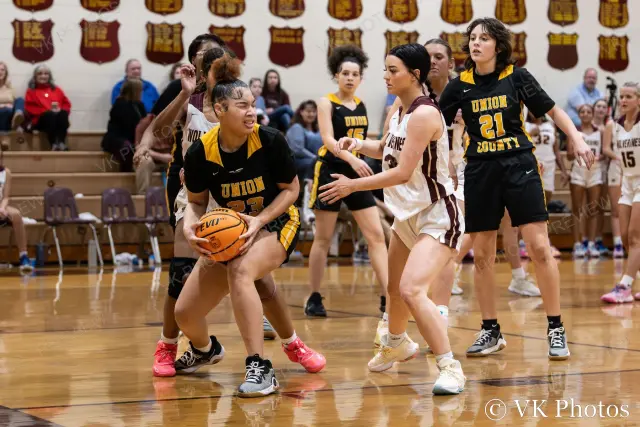 Photo 7 of 41 from Varsity girls · Home court, Woodruff vs. Union